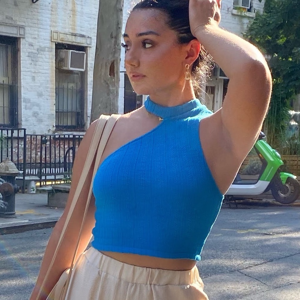 Zara asymmetrical top